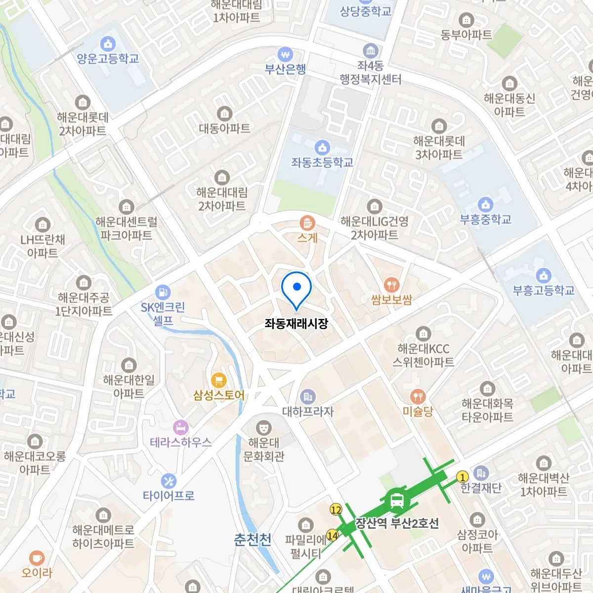 6시내고향 부산좌동시장