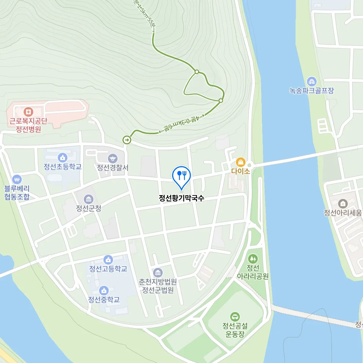 6시내고향 정선아리랑시장 표고버섯메밀전병