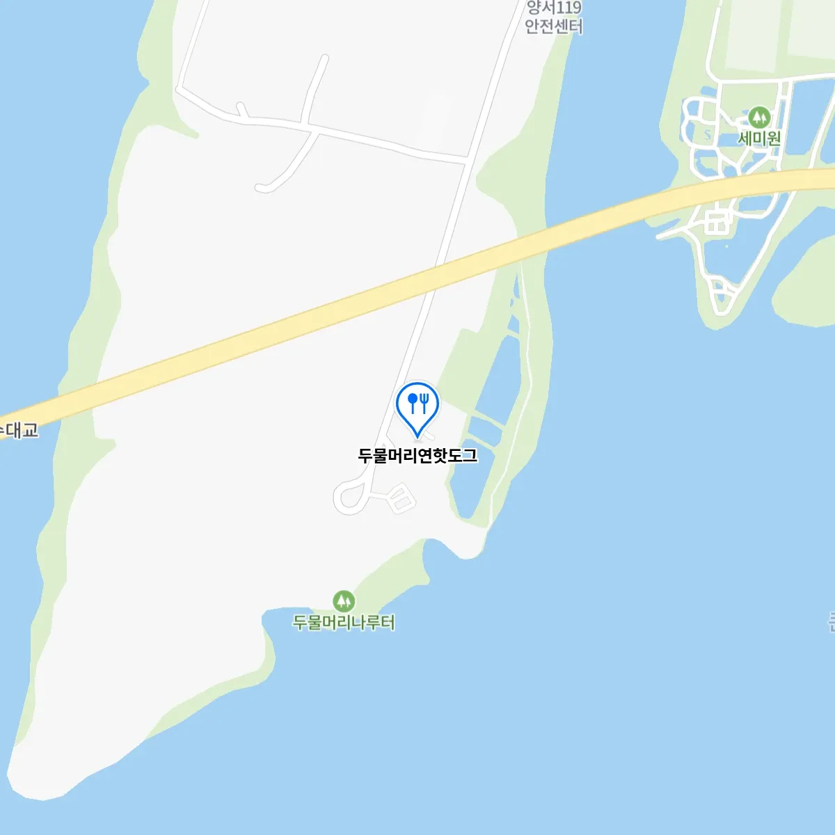 혼자는못해 두물머리 핫도그